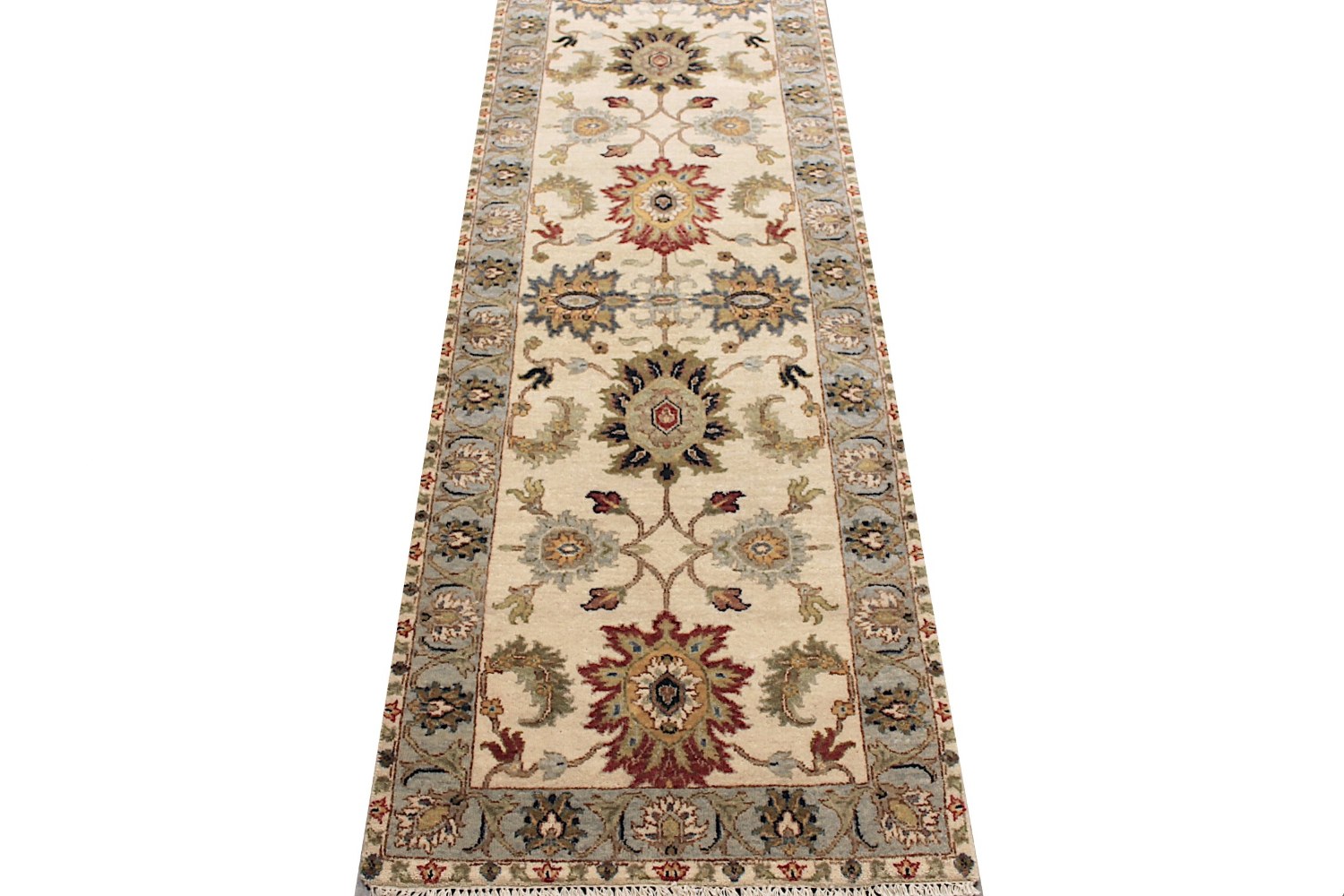 13 ft. & Longer Runner Traditional Hand Knotted Wool Area Rug - MR029008