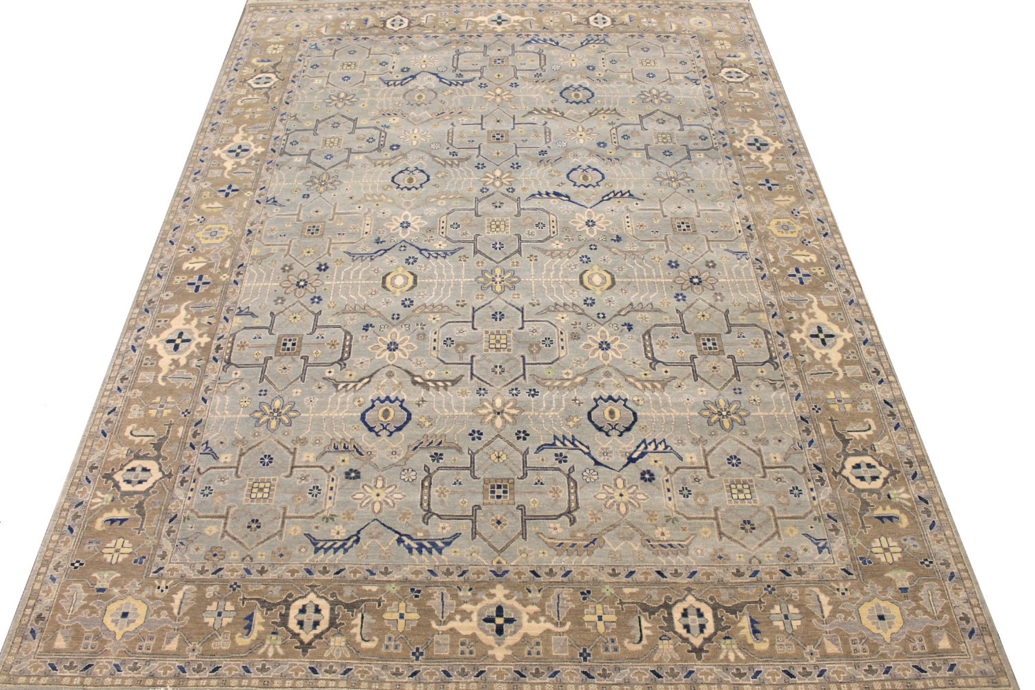 9x12 Traditional Hand Knotted Wool Area Rug - MR029009