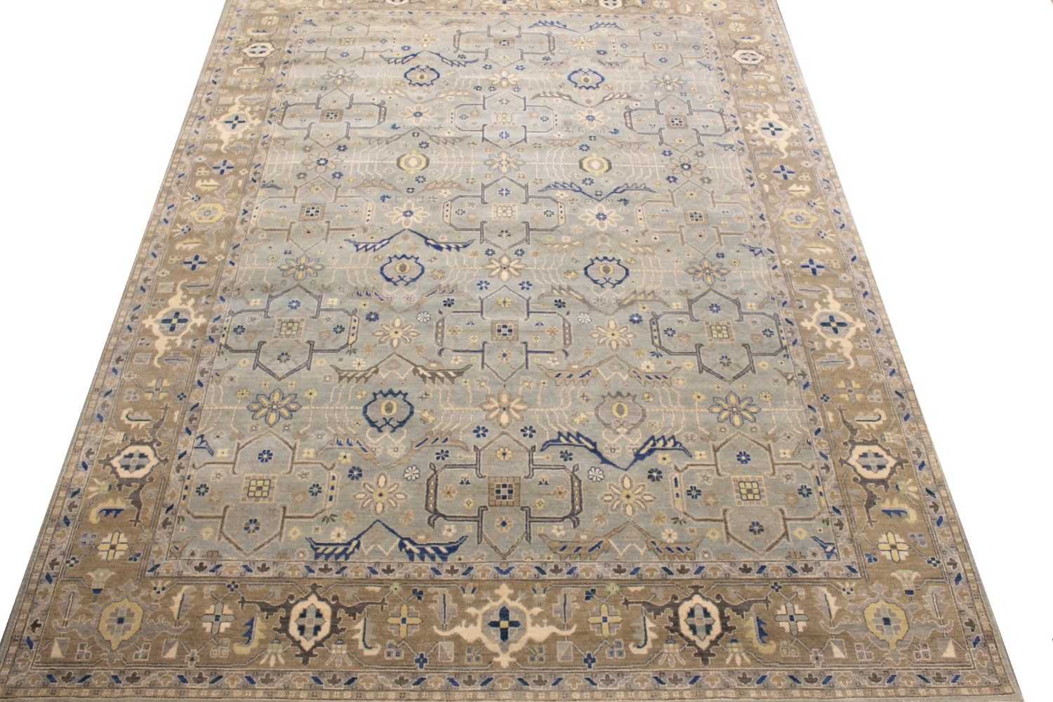 9x12 Traditional Hand Knotted Wool Area Rug - MR029009