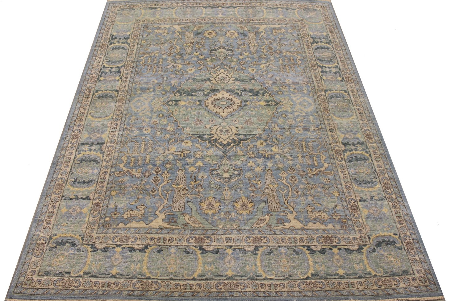 8x10 Aryana & Antique Revivals Hand Knotted Wool Area Rug - MR029033