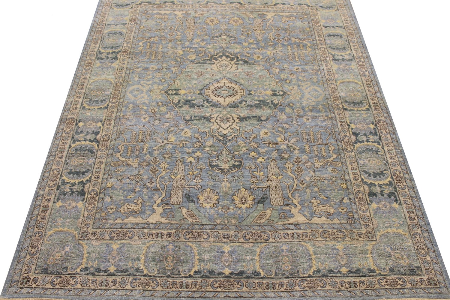 8x10 Aryana & Antique Revivals Hand Knotted Wool Area Rug - MR029033