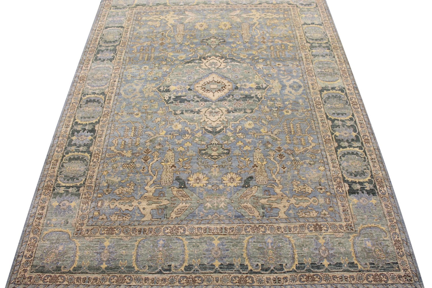 9x12 Aryana & Antique Revivals Hand Knotted Wool Area Rug - MR029034