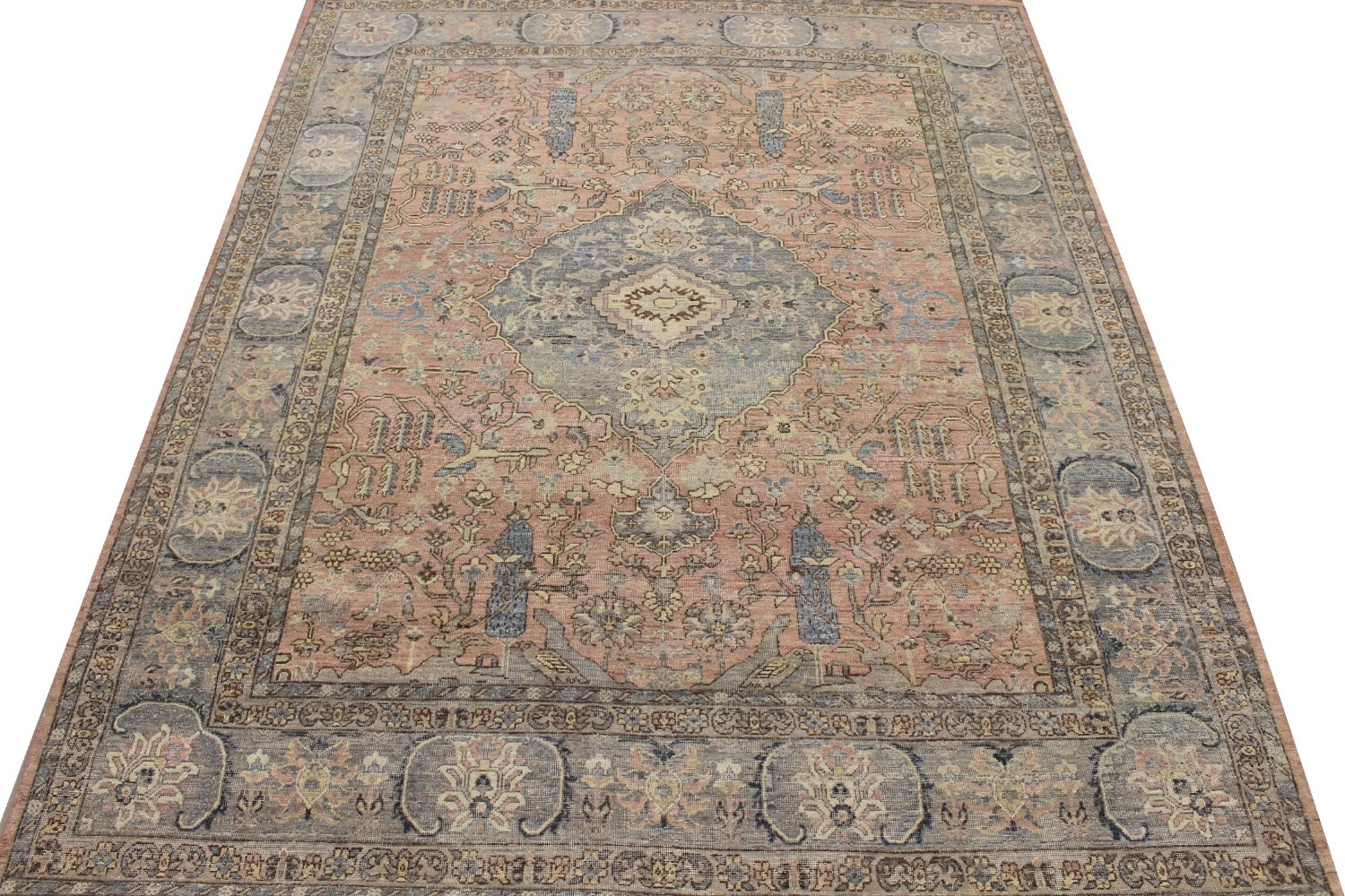 8x10 Aryana & Antique Revivals Hand Knotted Wool Area Rug - MR029035