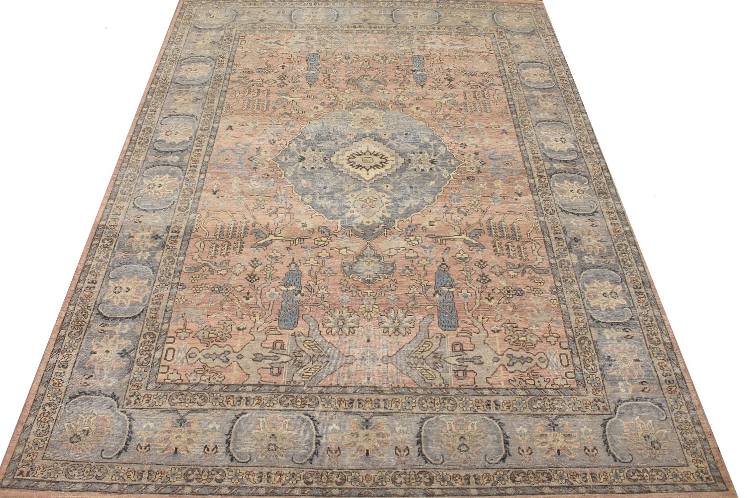 9x12 Aryana & Antique Revivals Hand Knotted Wool Area Rug - MR029036