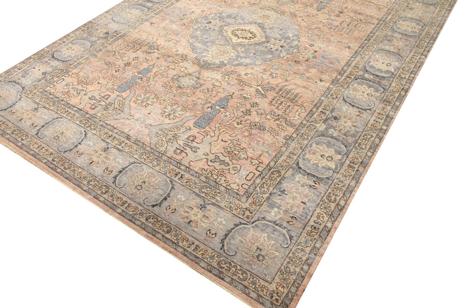 9x12 Aryana & Antique Revivals Hand Knotted Wool Area Rug - MR029036