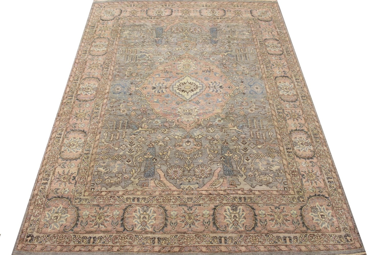 8x10 Aryana & Antique Revivals Hand Knotted Wool Area Rug - MR029037