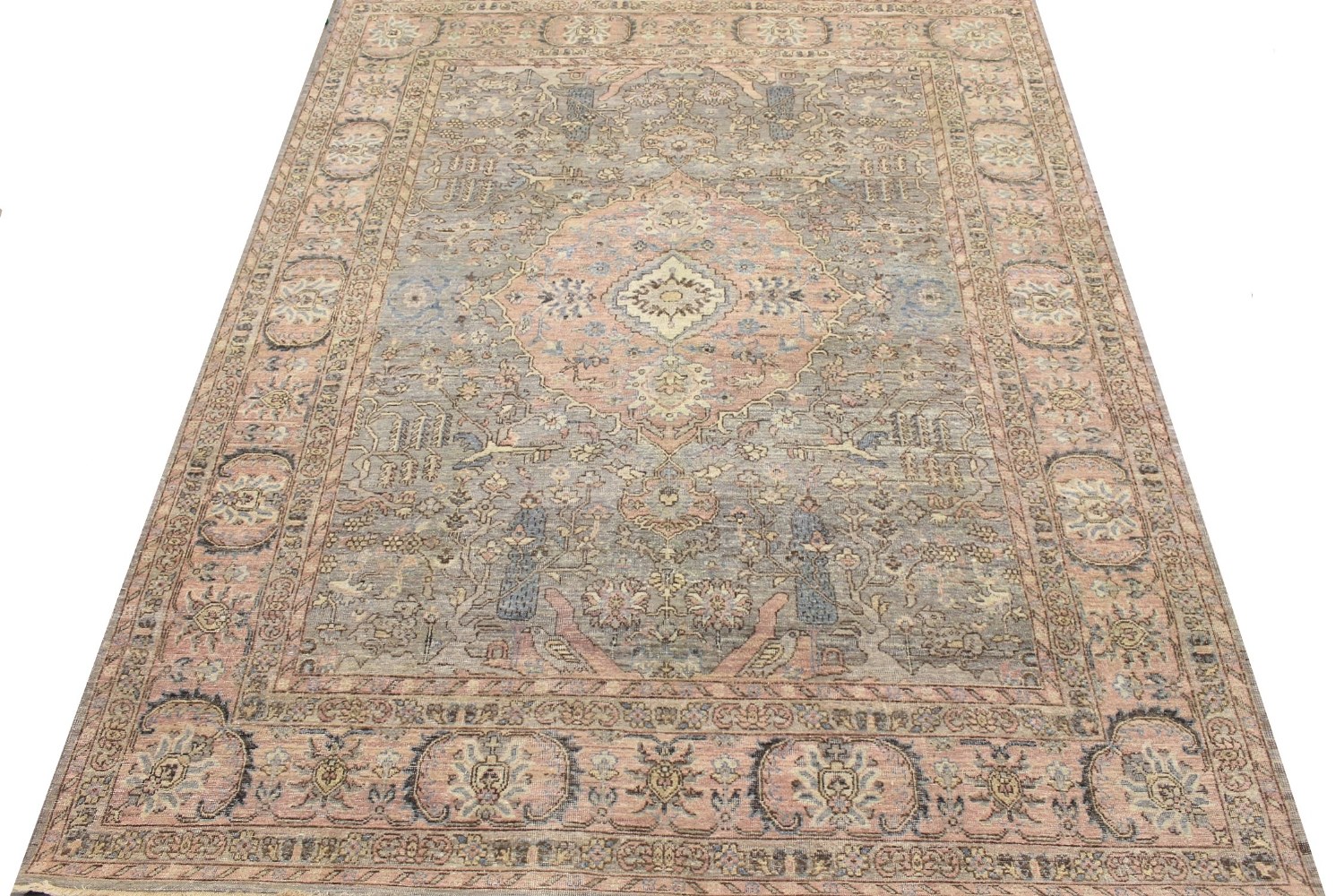 8x10 Aryana & Antique Revivals Hand Knotted Wool Area Rug - MR029037