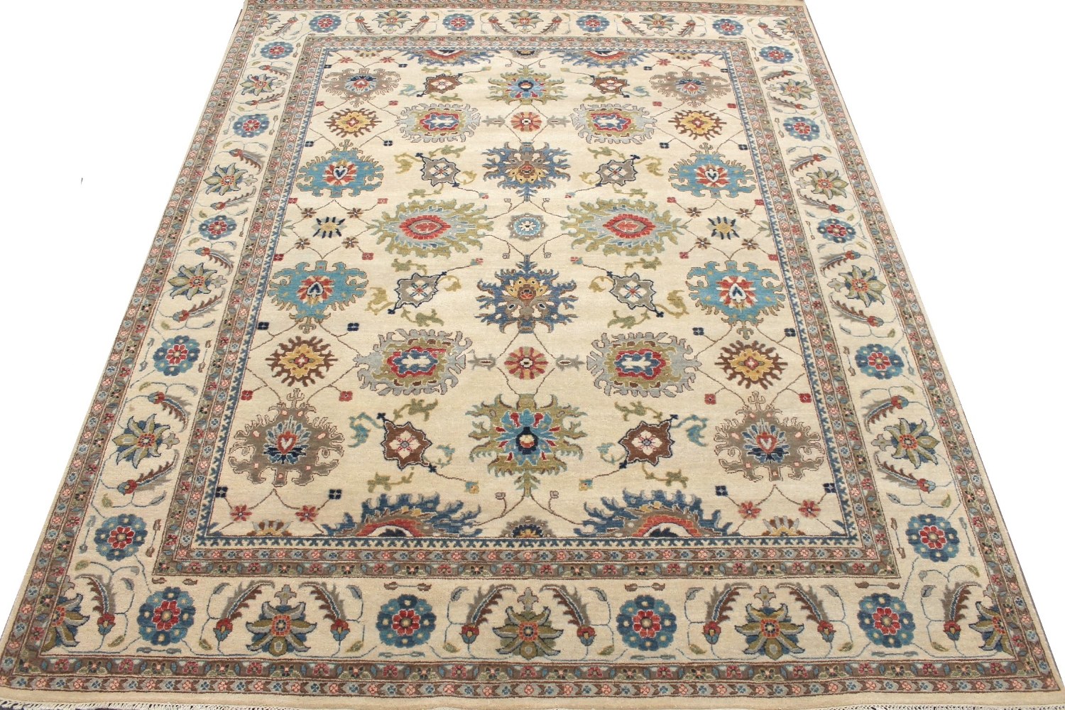 8x10 Traditional Hand Knotted Wool Area Rug - MR029068