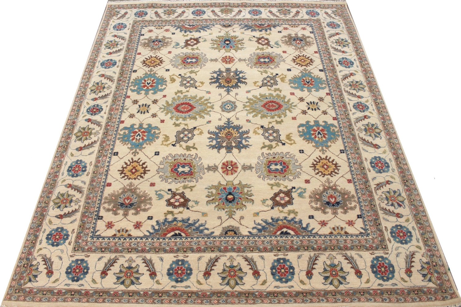 8x10 Traditional Hand Knotted Wool Area Rug - MR029068