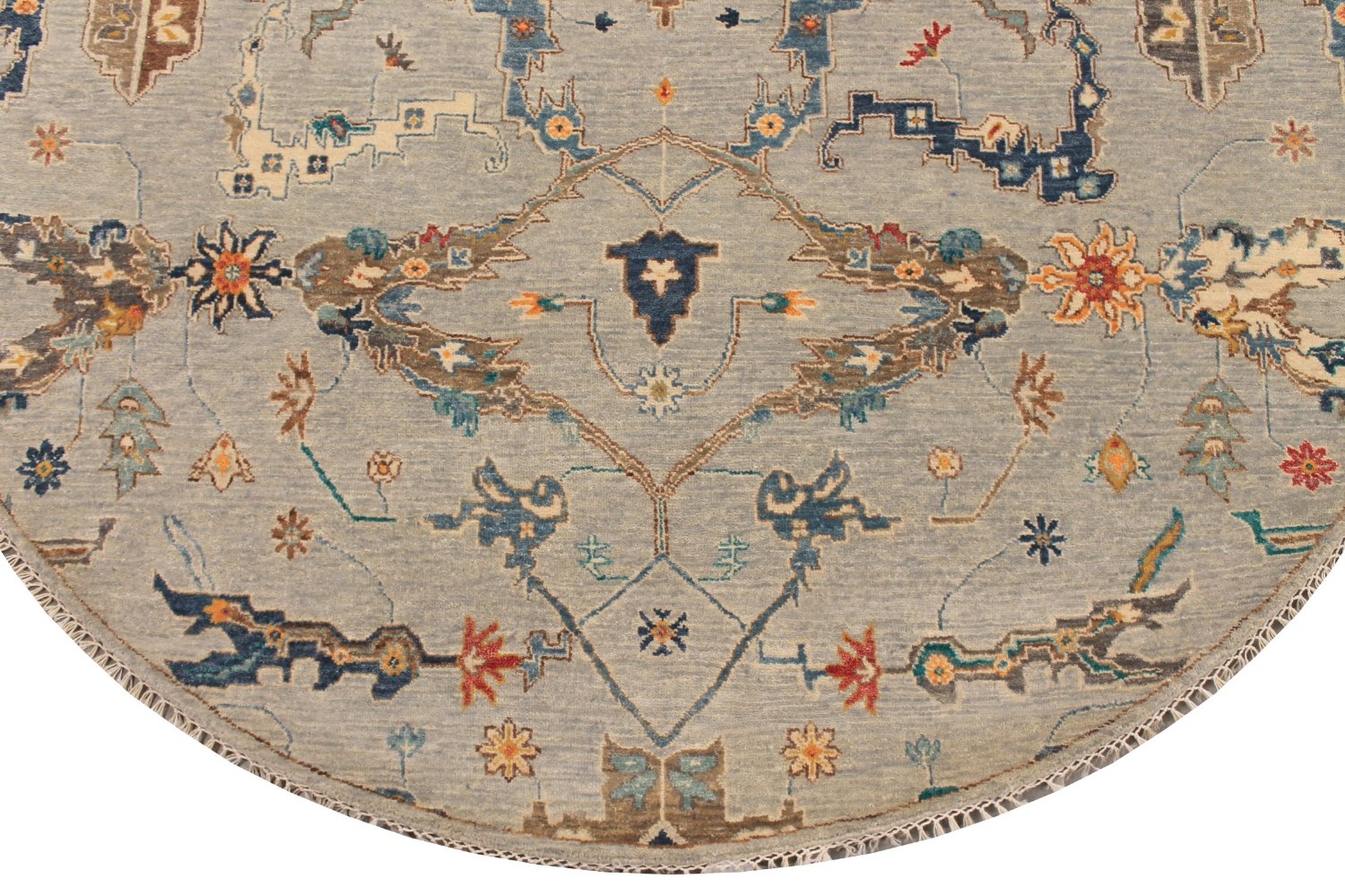 6 ft. - 7 ft. Round & Square Traditional Hand Knotted Wool Area Rug - MR029071