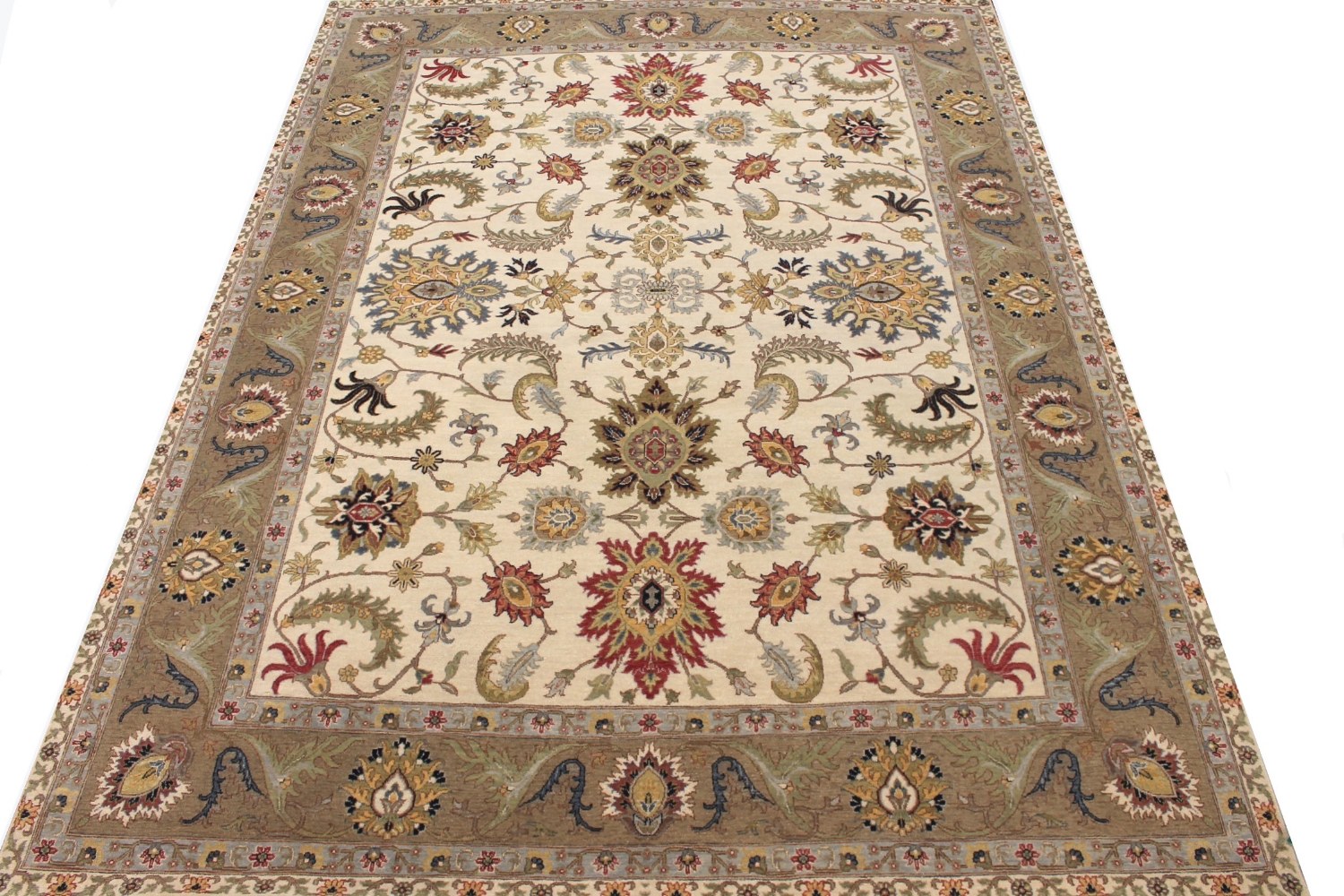 9x12 Traditional Hand Knotted Wool Area Rug - MR029073