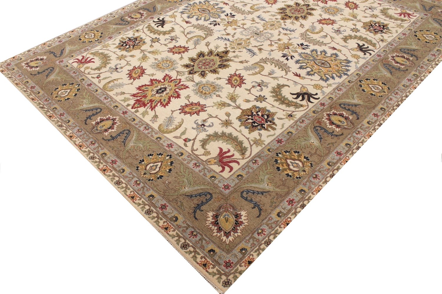 9x12 Traditional Hand Knotted Wool Area Rug - MR029073