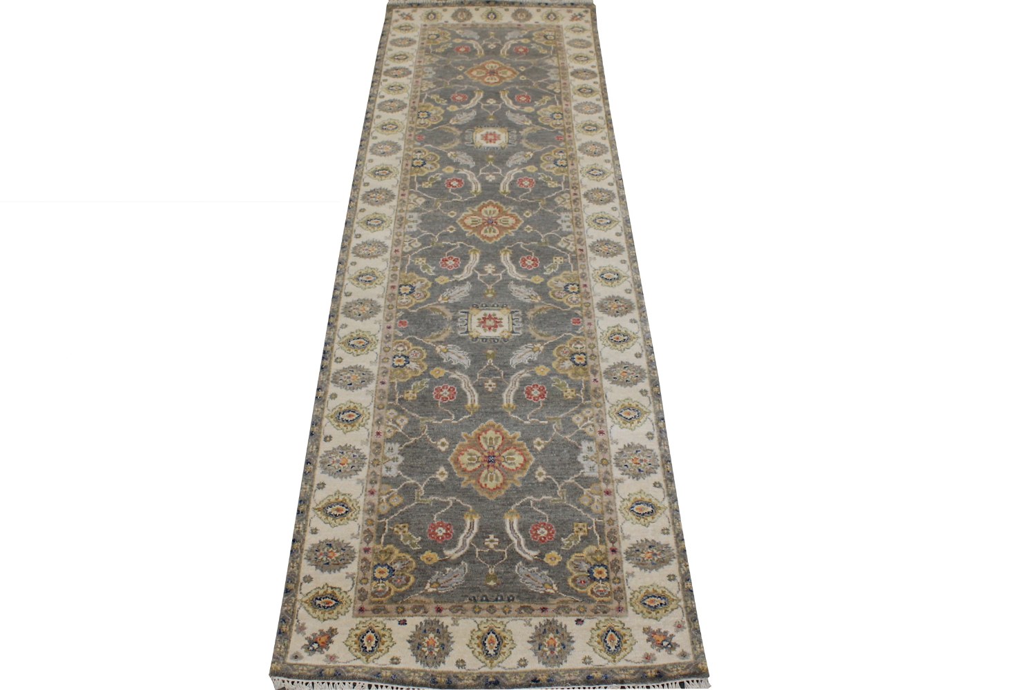 8 ft. Runner Traditional Hand Knotted Wool Area Rug - MR029080