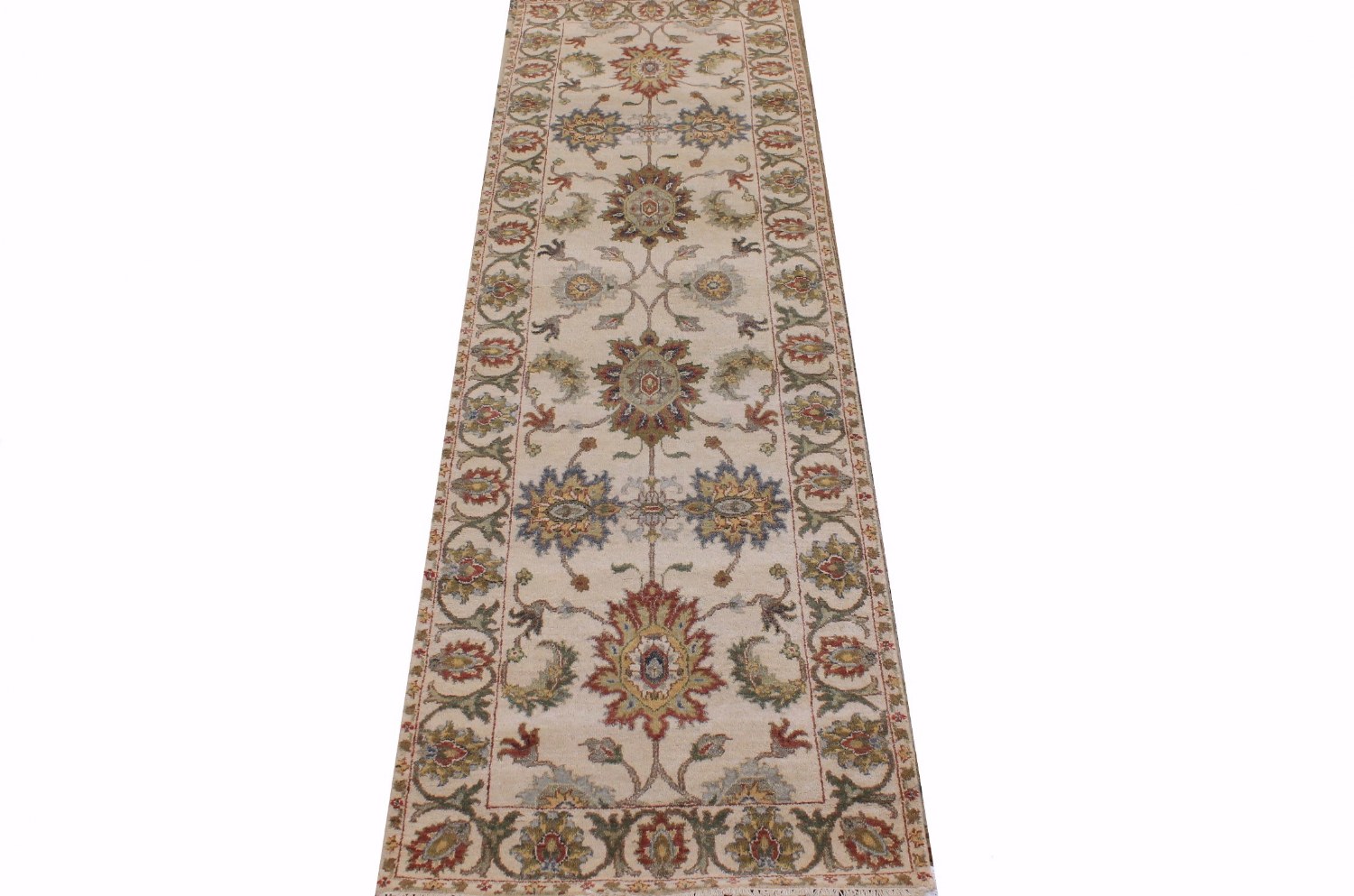 8 ft. Runner Traditional Hand Knotted Wool Area Rug - MR029081