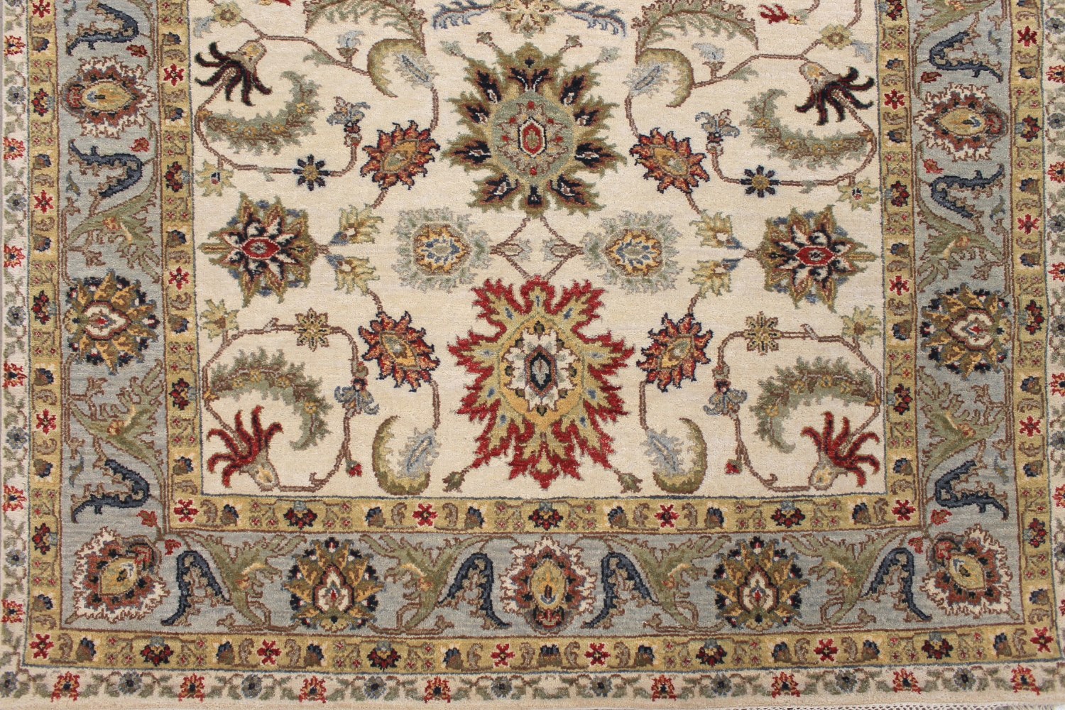 5x7/8 Traditional Hand Knotted Wool Area Rug - MR029086