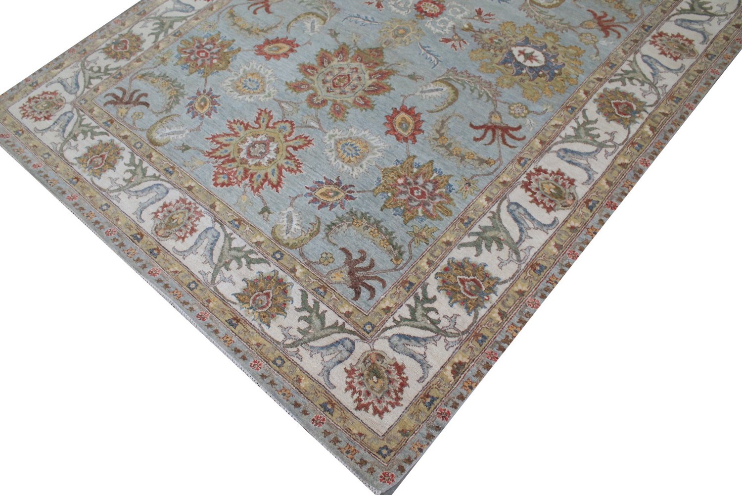 6x9 Traditional Hand Knotted Wool Area Rug - MR029088