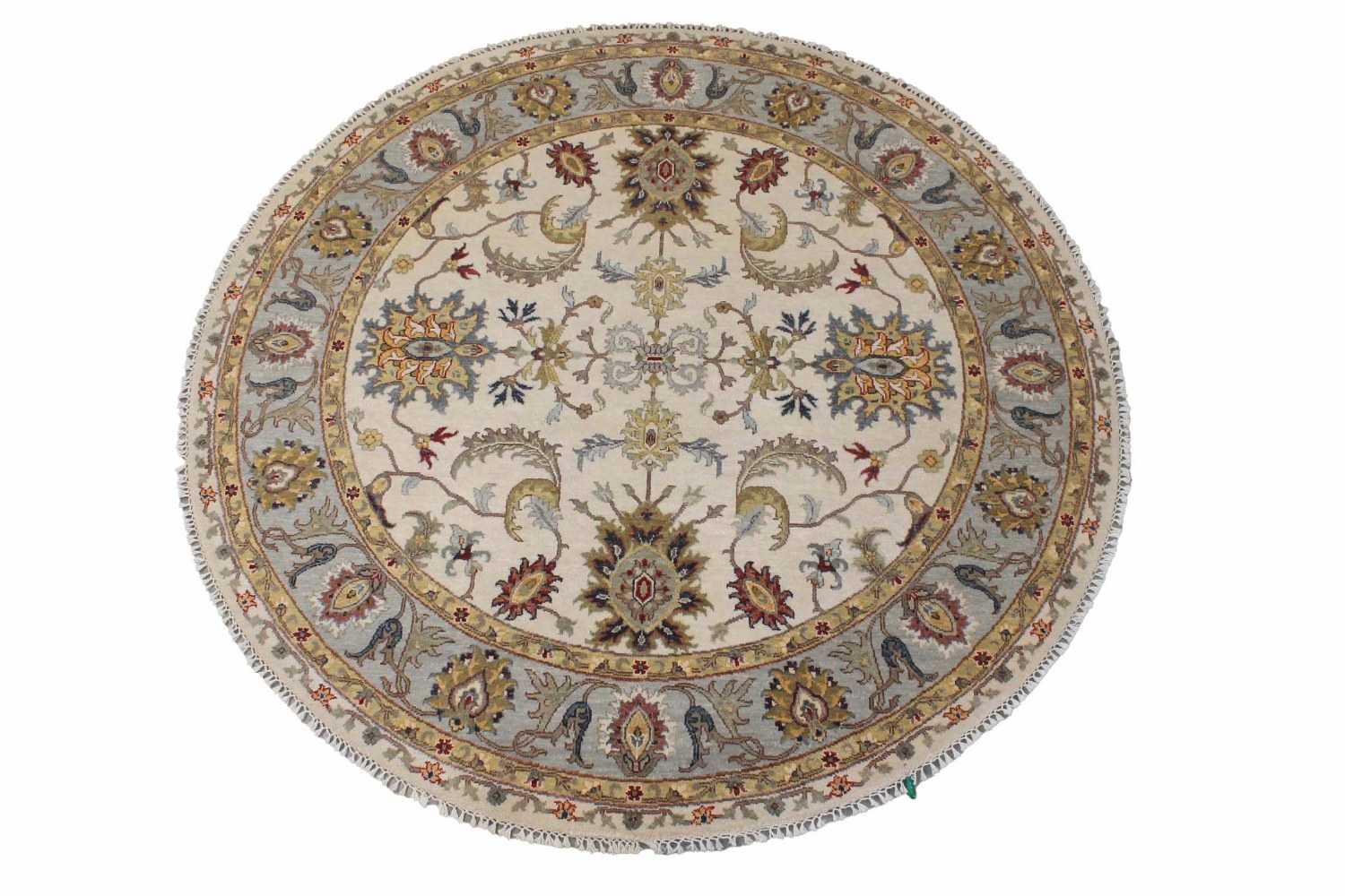 6 ft. - 7 ft. Round & Square Traditional Hand Knotted Wool Area Rug - MR029093