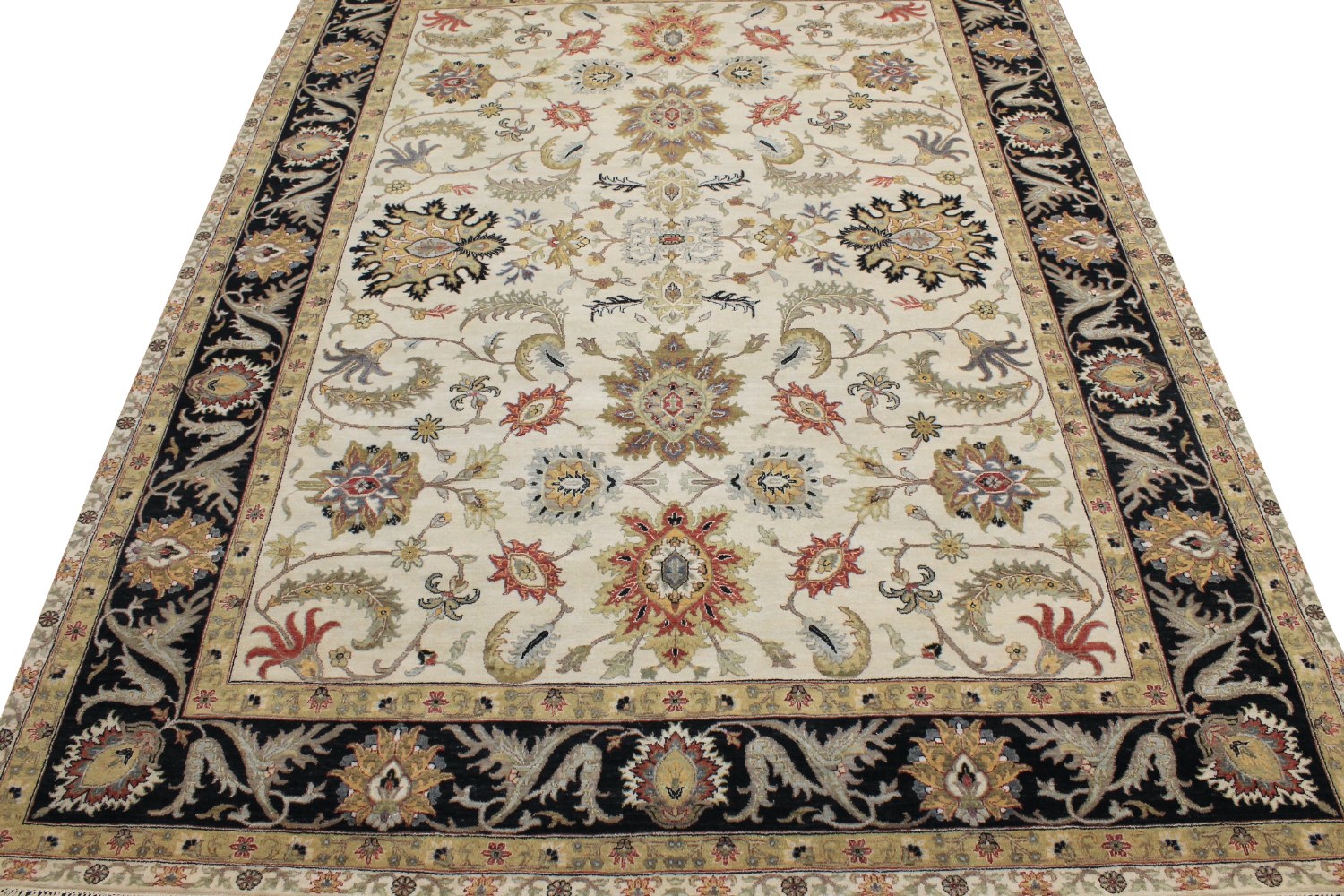 9x12 Traditional Hand Knotted Wool Area Rug - MR029094