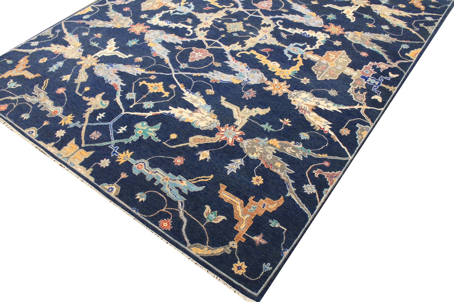 9x12 Traditional Hand Knotted Wool Area Rug - MR029095