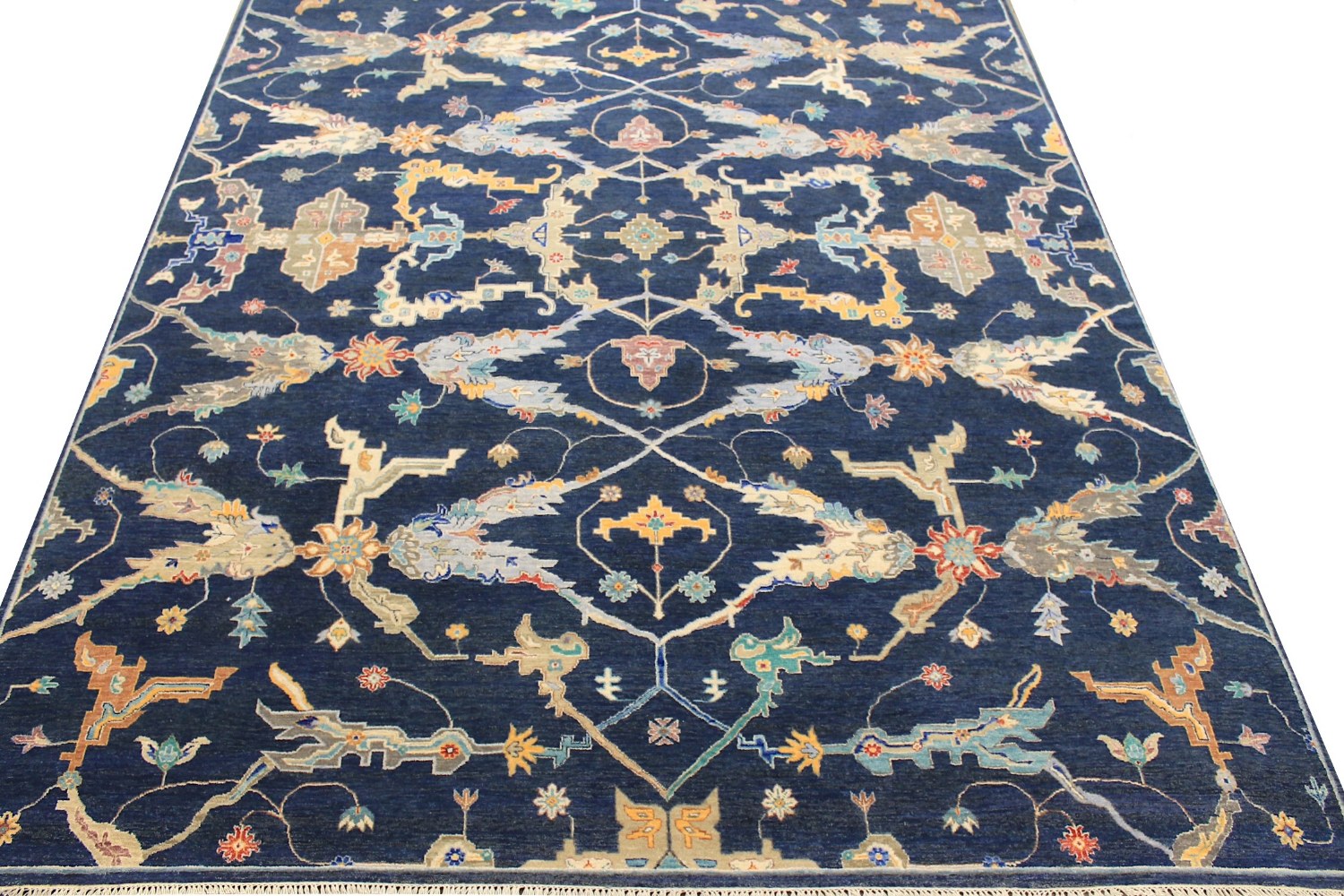 9x12 Traditional Hand Knotted Wool Area Rug - MR029095