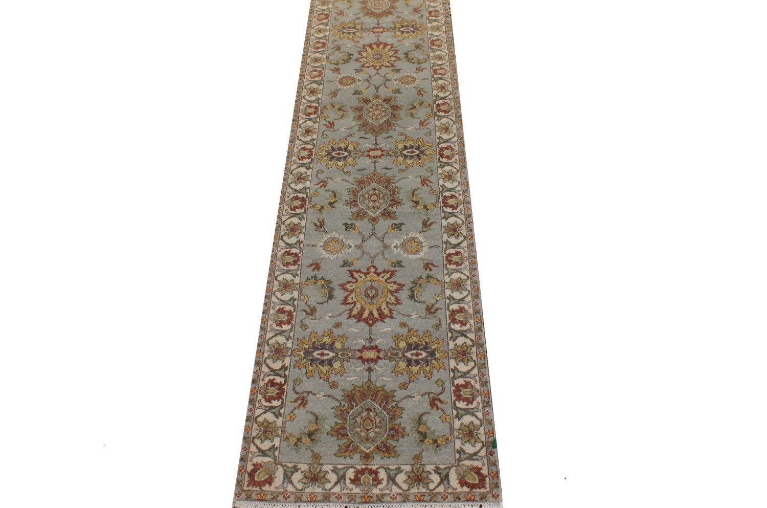 10 ft. Runner Traditional Hand Knotted Wool Area Rug - MR029103