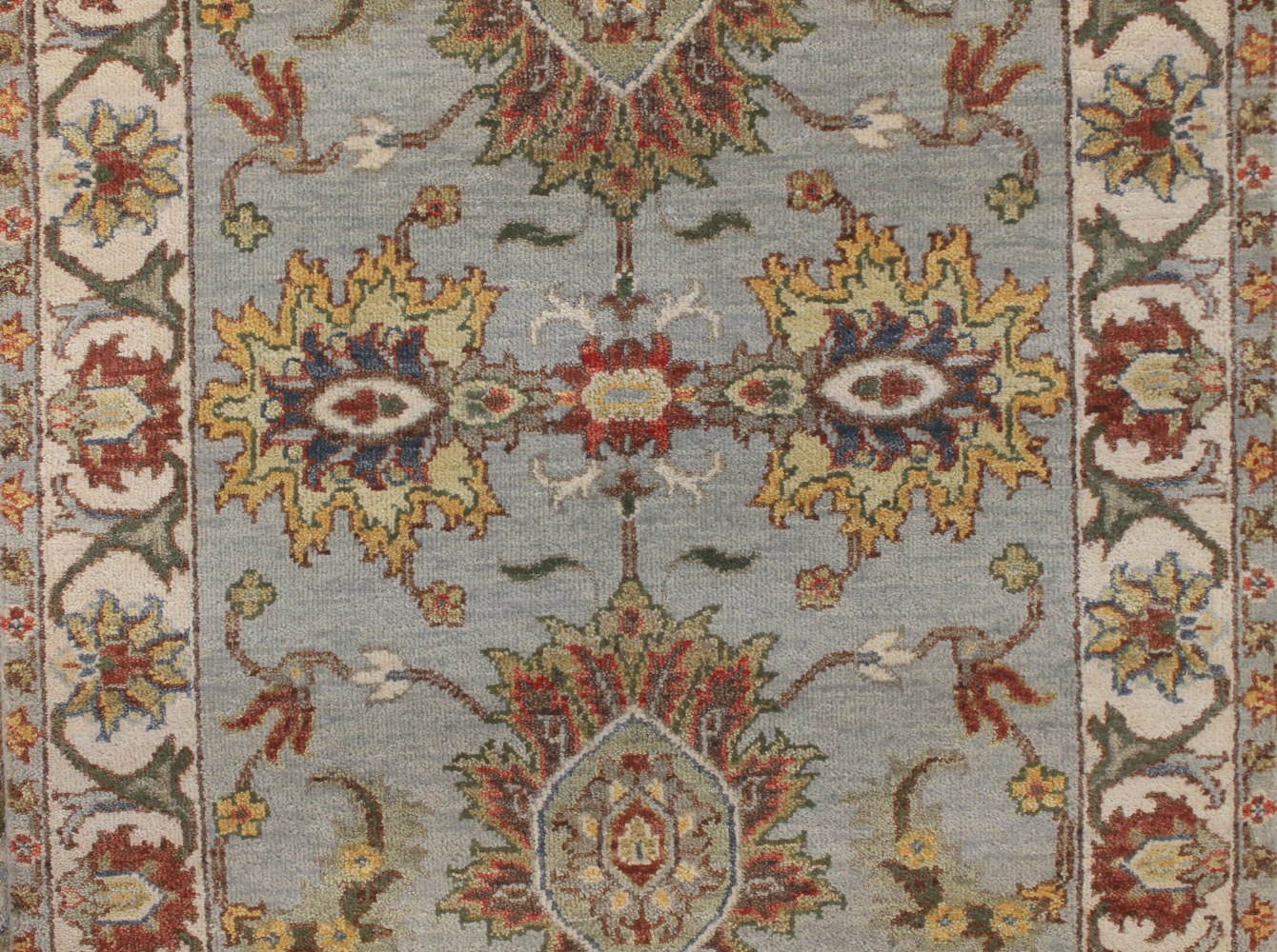 10 ft. Runner Traditional Hand Knotted Wool Area Rug - MR029103