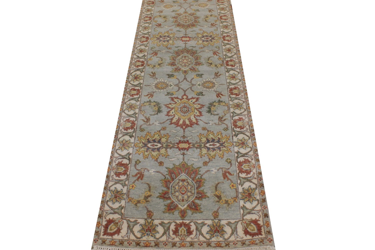 10 ft. Runner Traditional Hand Knotted Wool Area Rug - MR029103