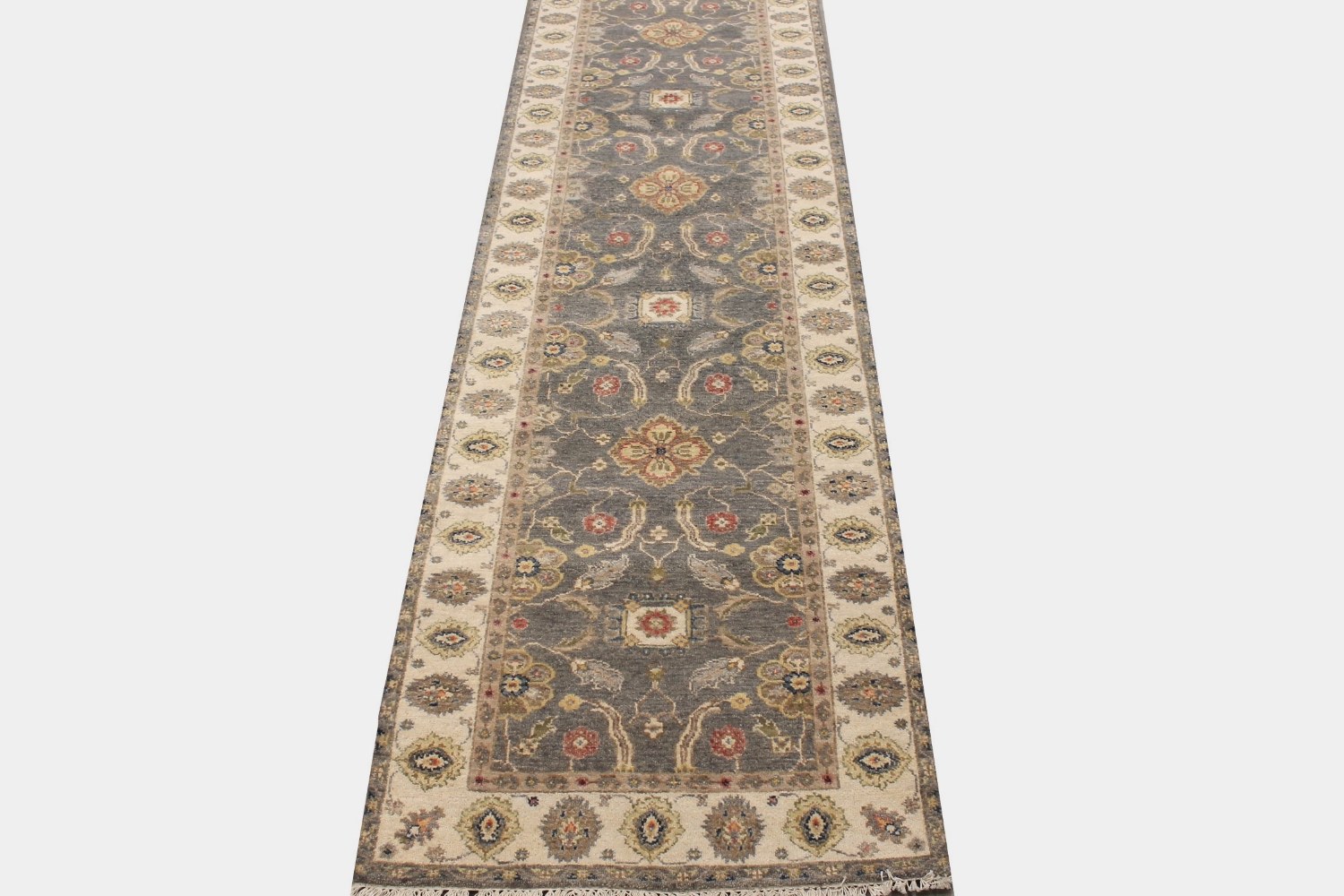 10 ft. Runner Traditional Hand Knotted Wool Area Rug - MR029104