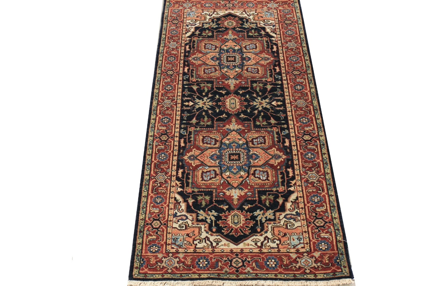 6 ft. Runner Heriz/Serapi Hand Knotted Wool Area Rug - MR029131