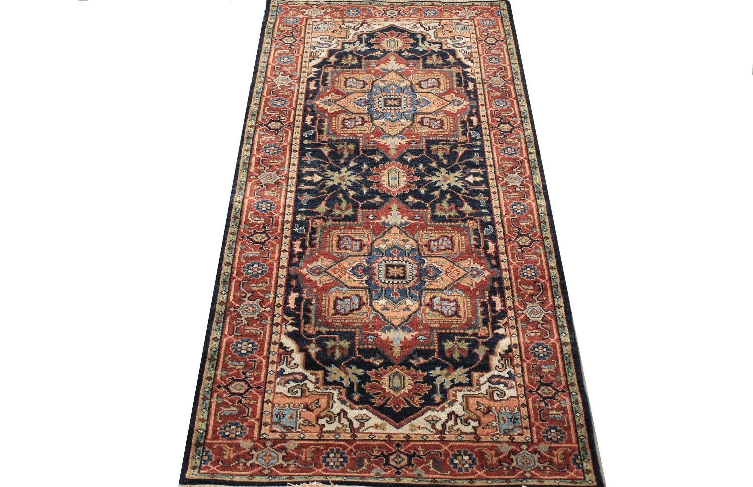 6 ft. Runner Heriz/Serapi Hand Knotted Wool Area Rug - MR029131