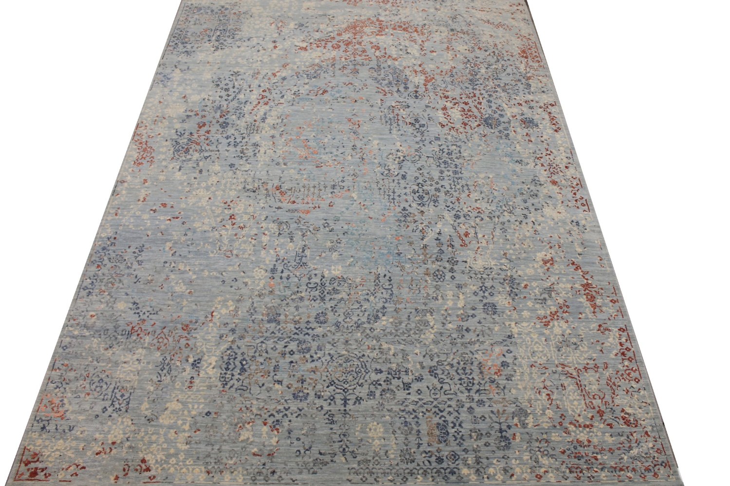 9x12 Modern Hand Knotted Wool Area Rug - MR029147