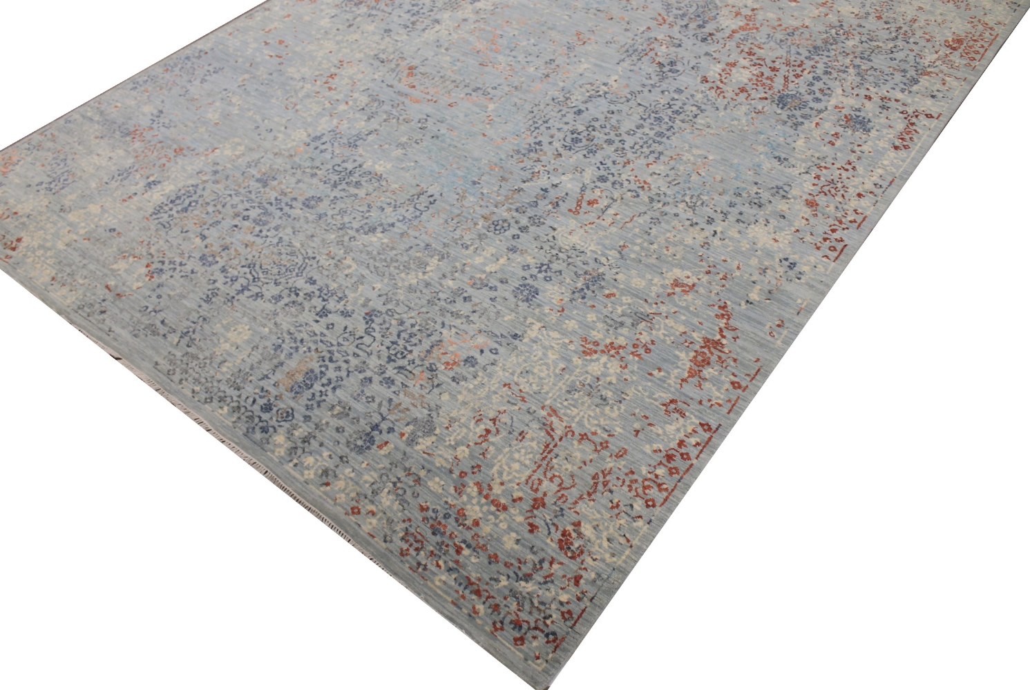 9x12 Modern Hand Knotted Wool Area Rug - MR029147