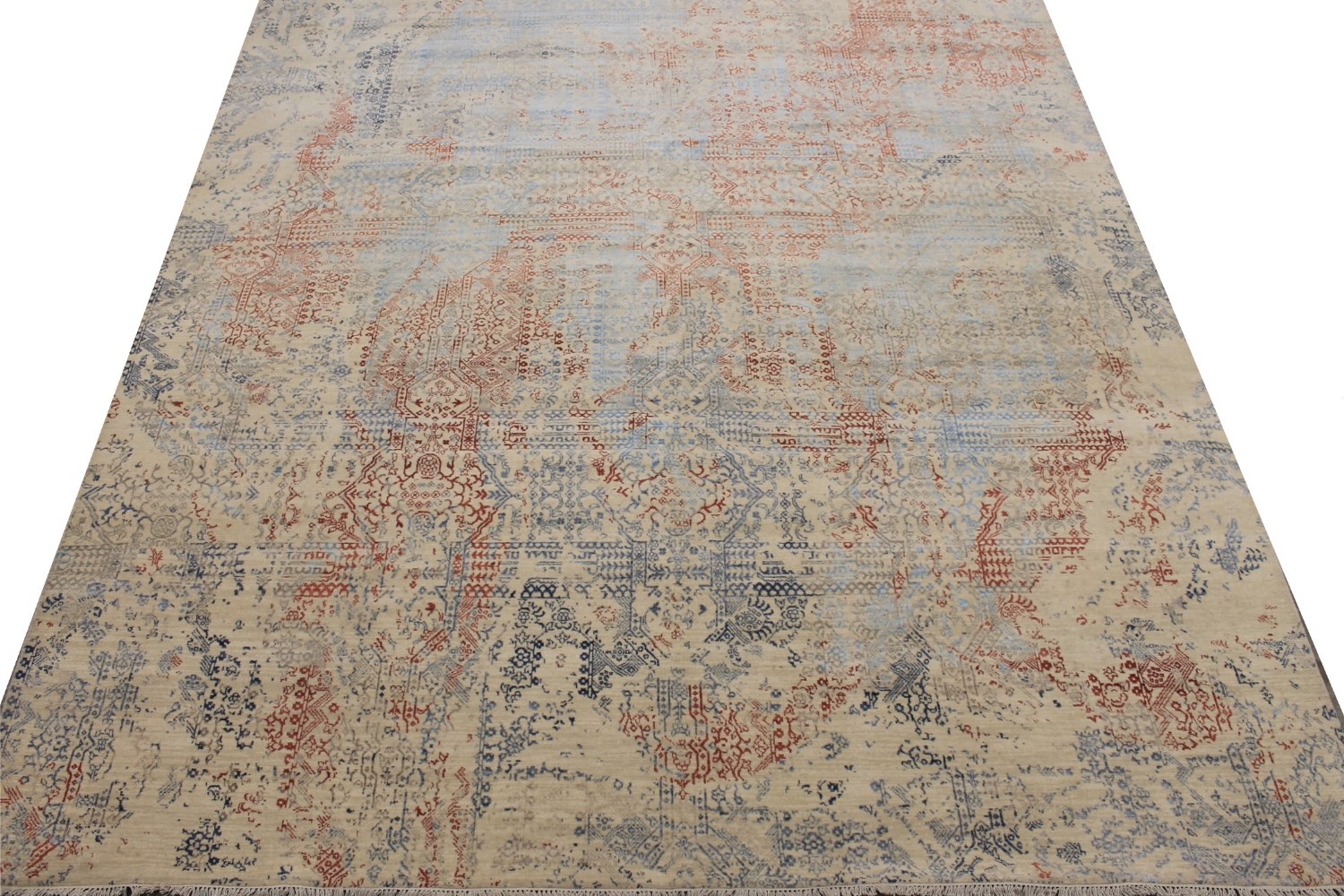 10x14 Modern Hand Knotted Wool Area Rug - MR029148