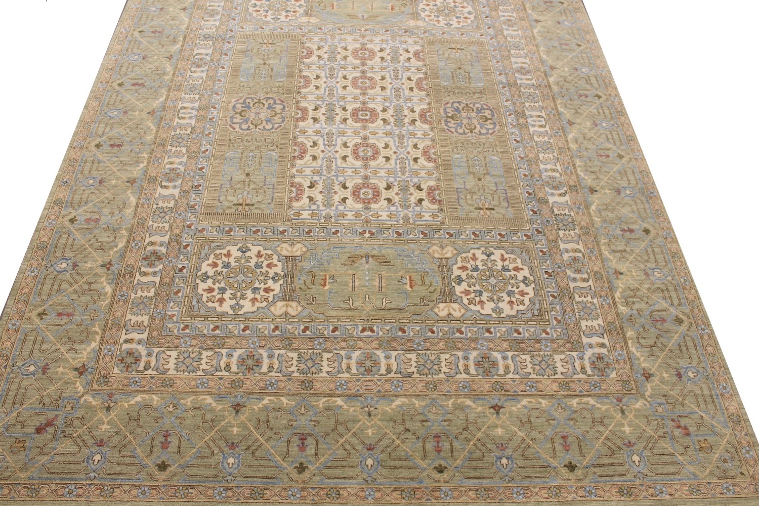 9x12 Traditional Hand Knotted Wool Area Rug - MR029149