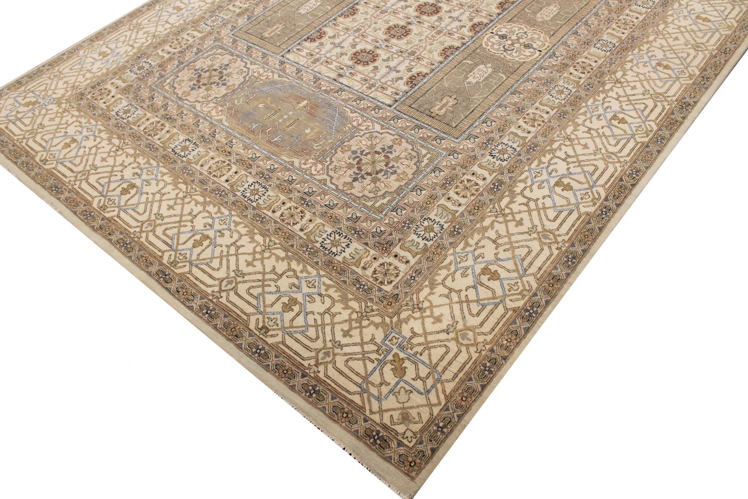 9x12 Traditional Hand Knotted Wool Area Rug - MR029150