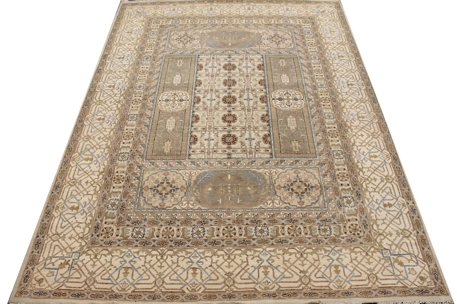 9x12 Traditional Hand Knotted Wool Area Rug - MR029150