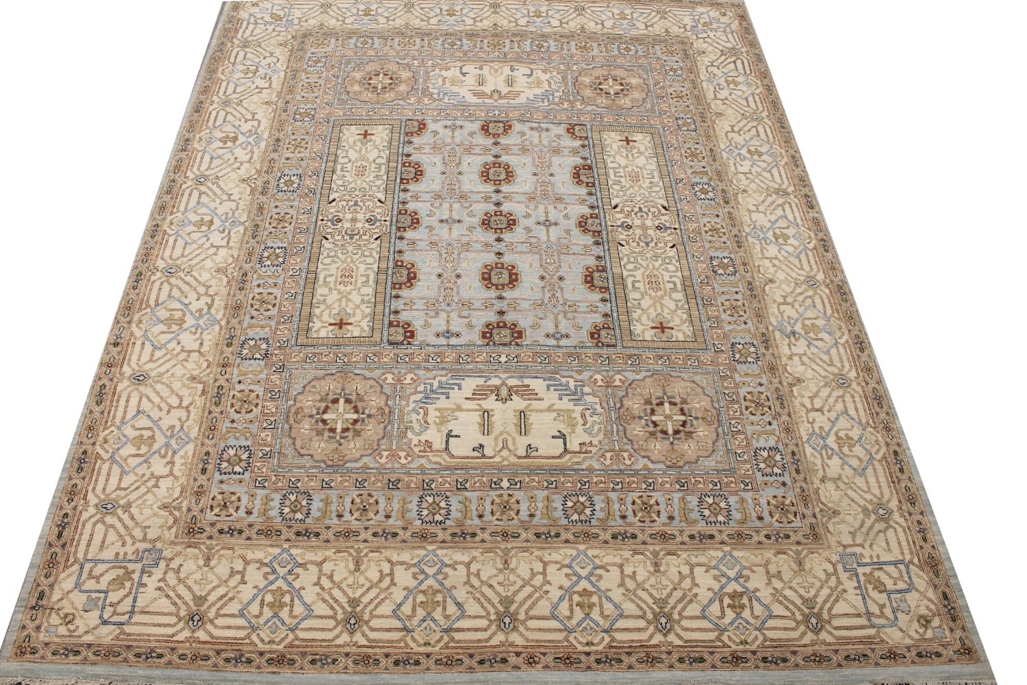 8x10 Traditional Hand Knotted Wool Area Rug - MR029154