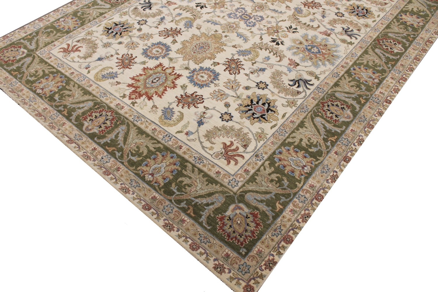 9x12 Traditional Hand Knotted Wool Area Rug - MR029155