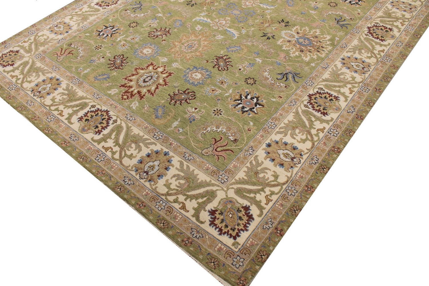 9x12 Traditional Hand Knotted Wool Area Rug - MR029156