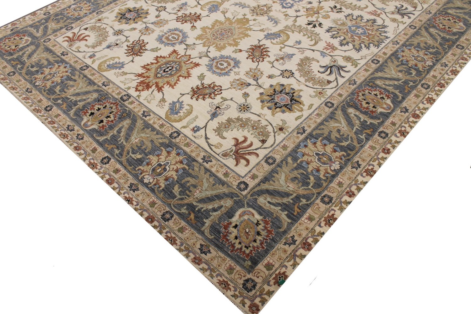 10x14 Traditional Hand Knotted Wool Area Rug - MR029158