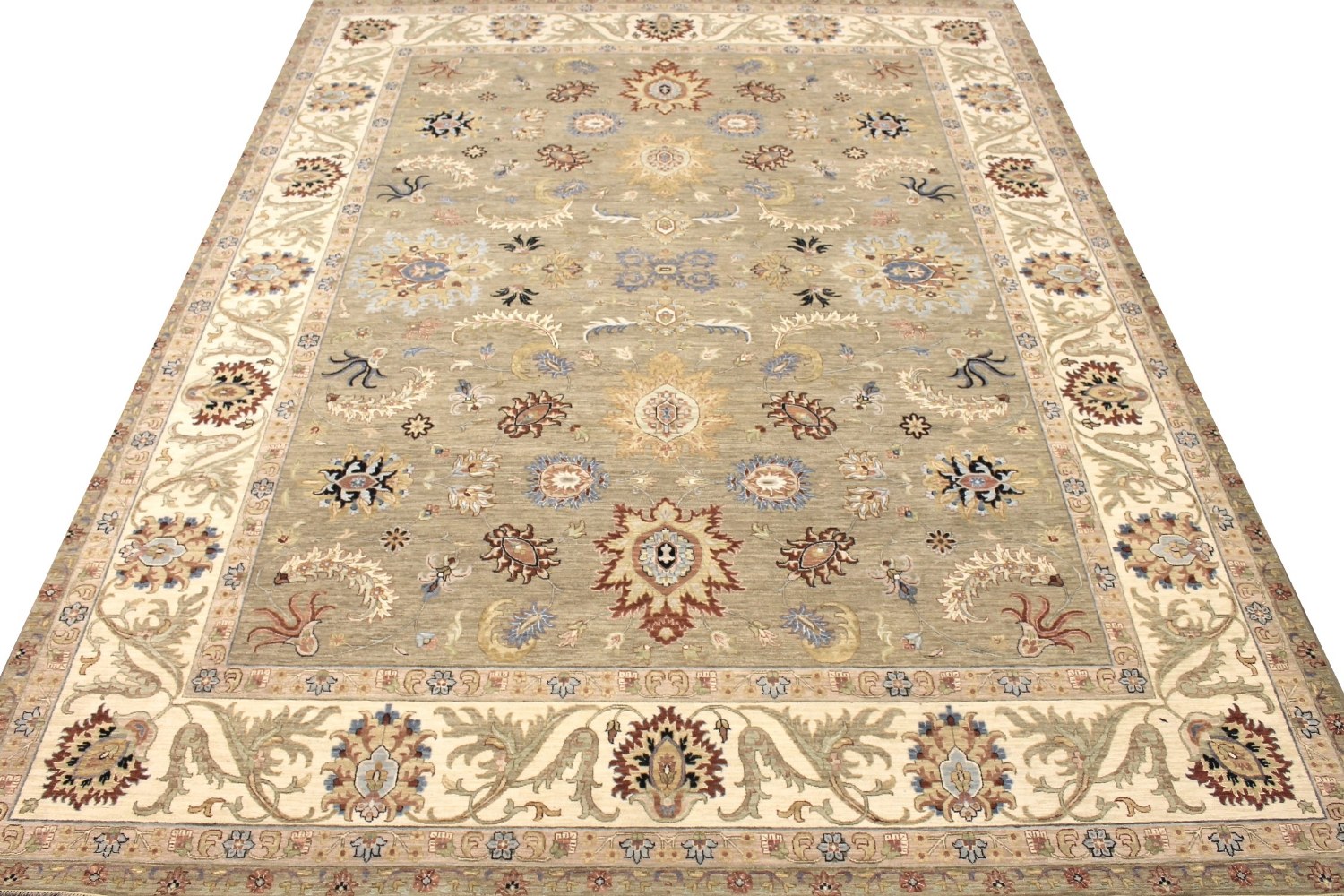 OVERSIZE Traditional Hand Knotted Wool Area Rug - MR029159