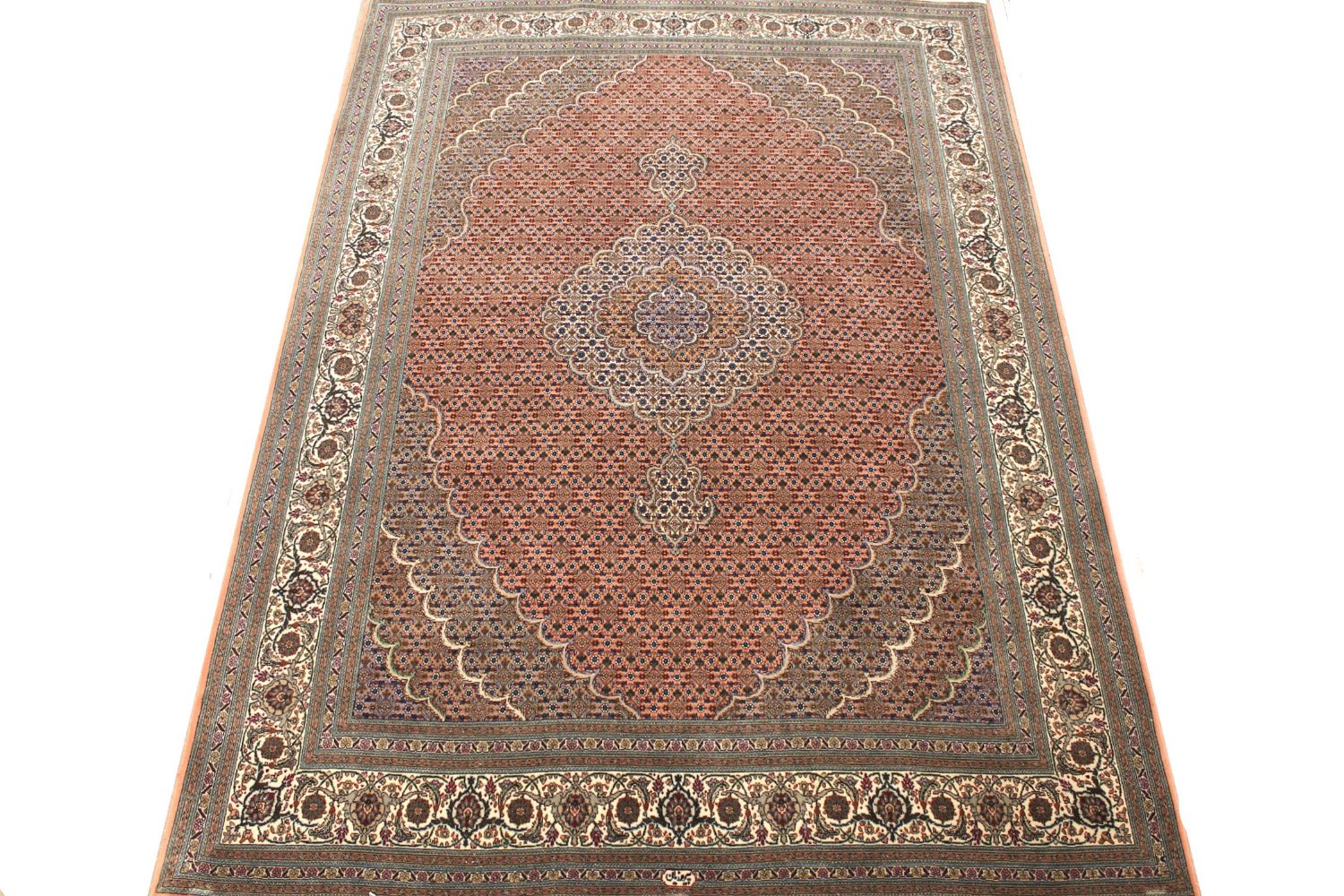 5x7/8 Traditional Hand Knotted Wool Area Rug - MR029177
