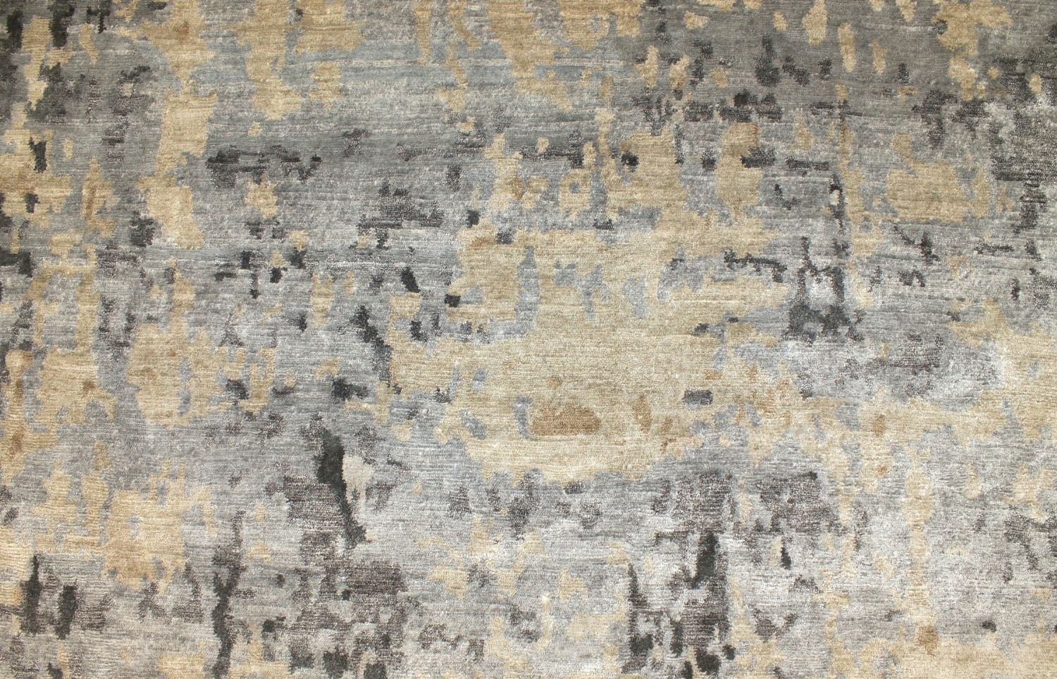 9x12 Modern Hand Knotted Wool & Viscose Area Rug - MR029181