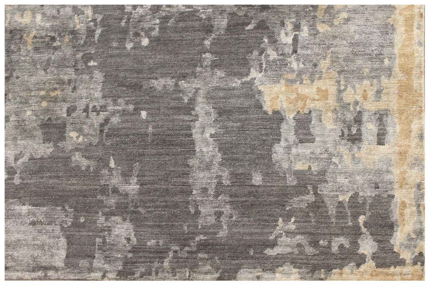 10x14 Modern Hand Knotted Wool & Viscose Area Rug - MR029182