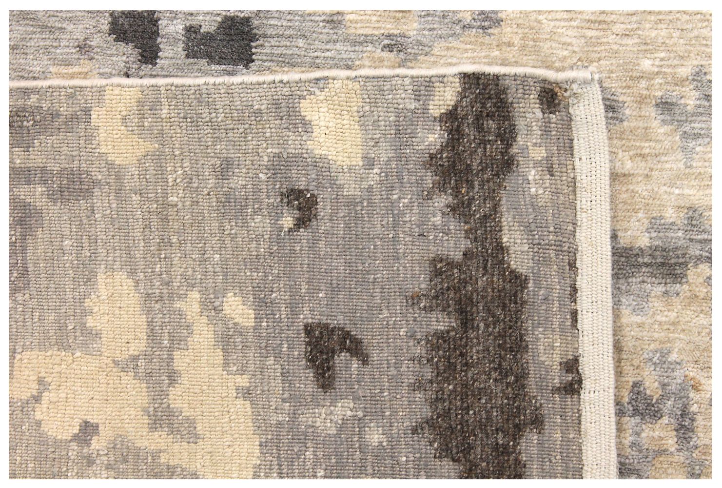 10x14 Modern Hand Knotted Wool & Viscose Area Rug - MR029182