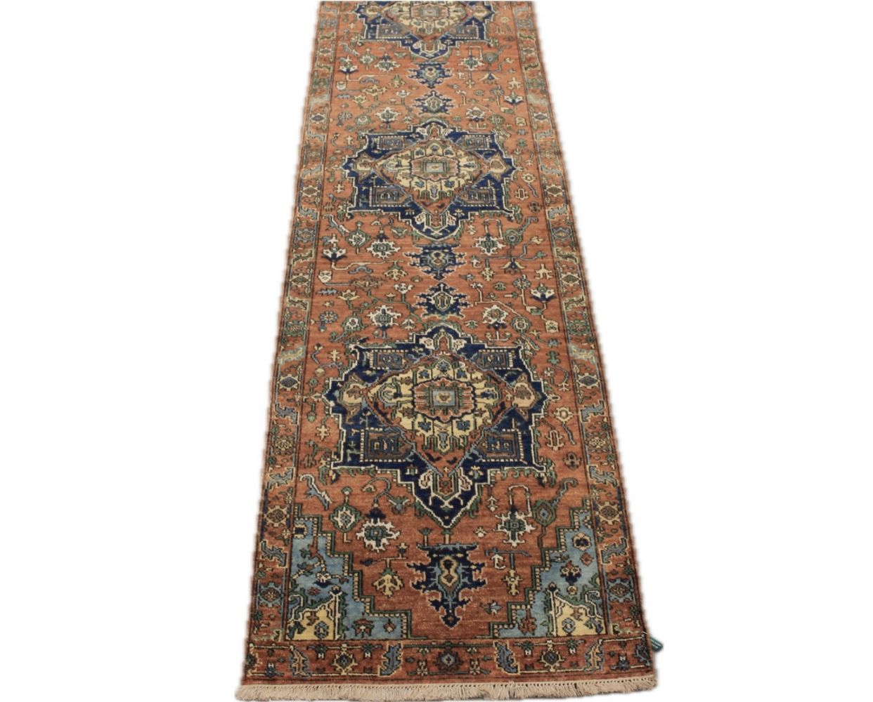 12 ft. Runner Heriz/Serapi Hand Knotted Wool Area Rug - MR029186