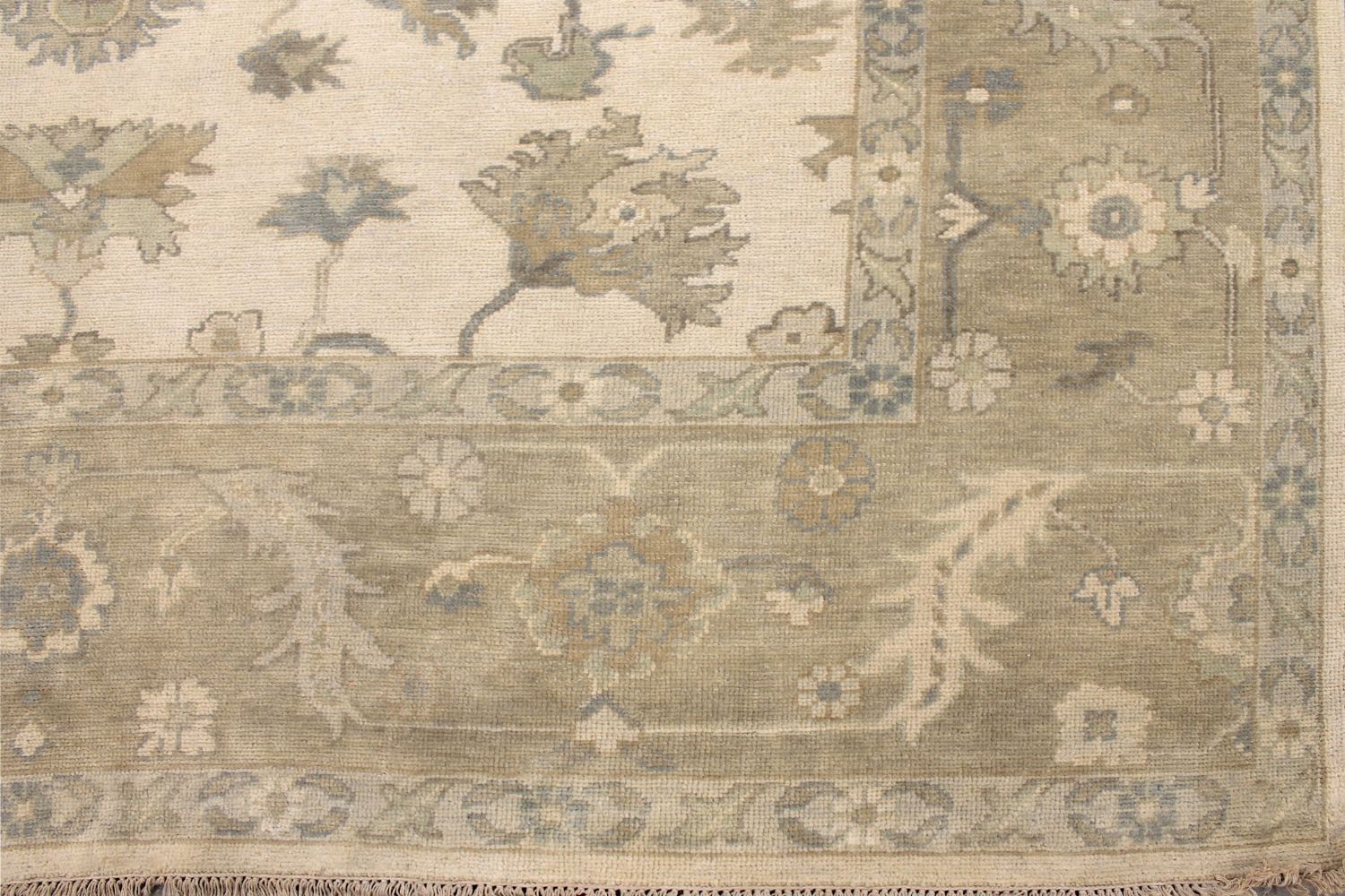 9x12 Oushak Hand Knotted Wool Area Rug - MR029187