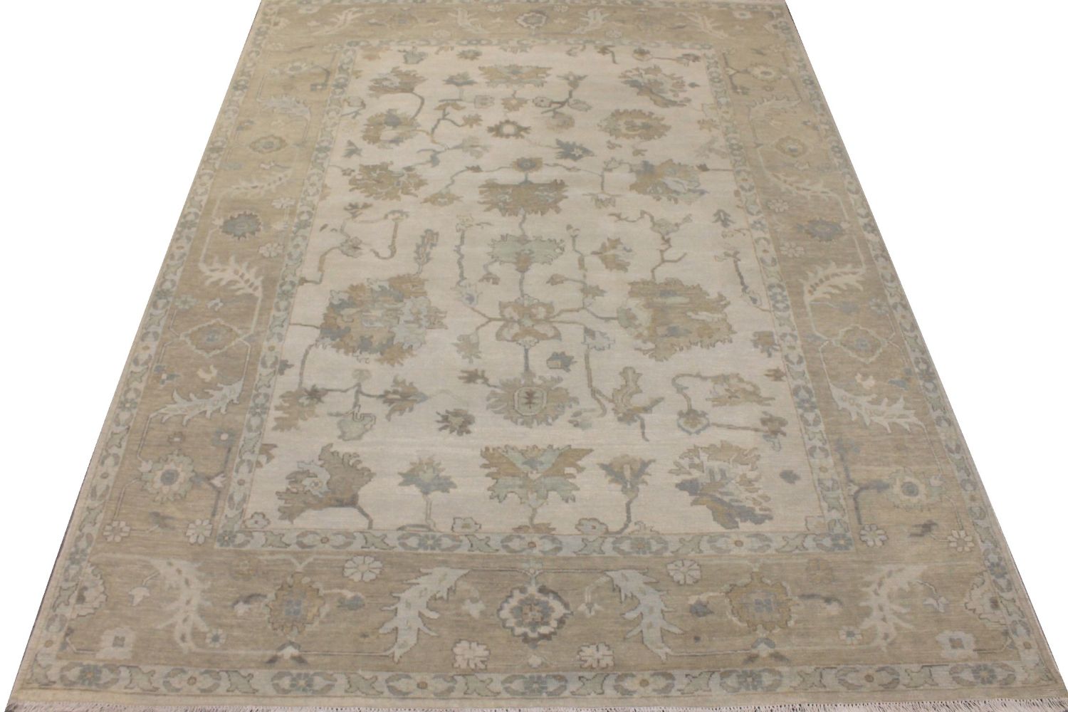 9x12 Oushak Hand Knotted Wool Area Rug - MR029188