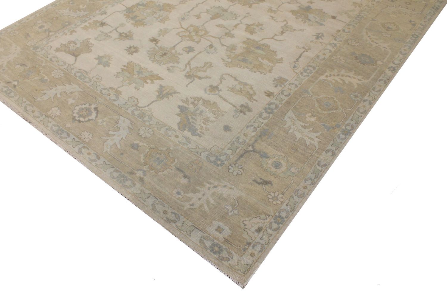 9x12 Oushak Hand Knotted Wool Area Rug - MR029188