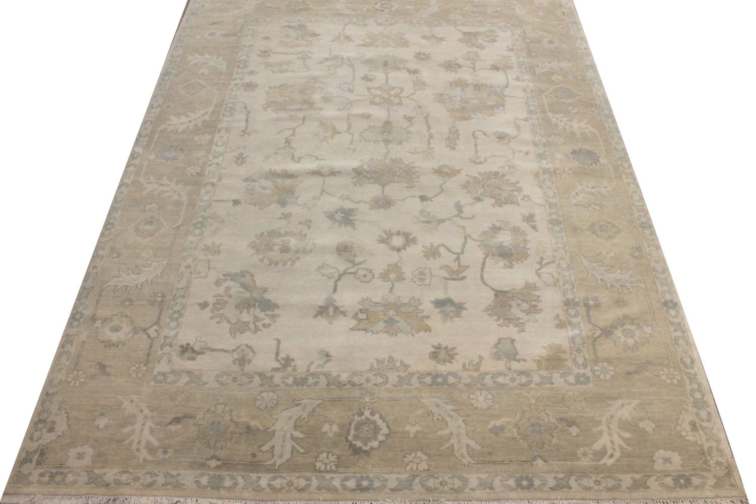 9x12 Oushak Hand Knotted Wool Area Rug - MR029188